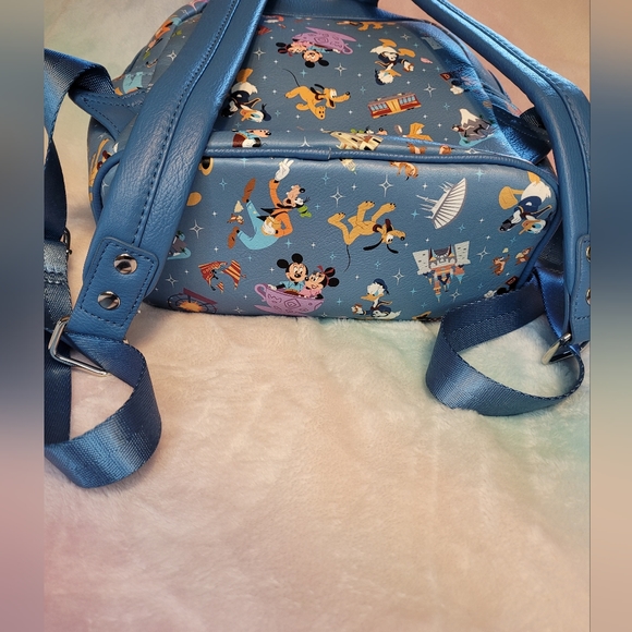 Disney Loungefly | Mickey and Friends Blue Disney Park Backpack main image 4
